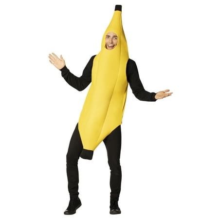 Rasta Imposta Ultimate Banana Fruit Mens Halloween Costume for Adult, Regular One Size, Yellow