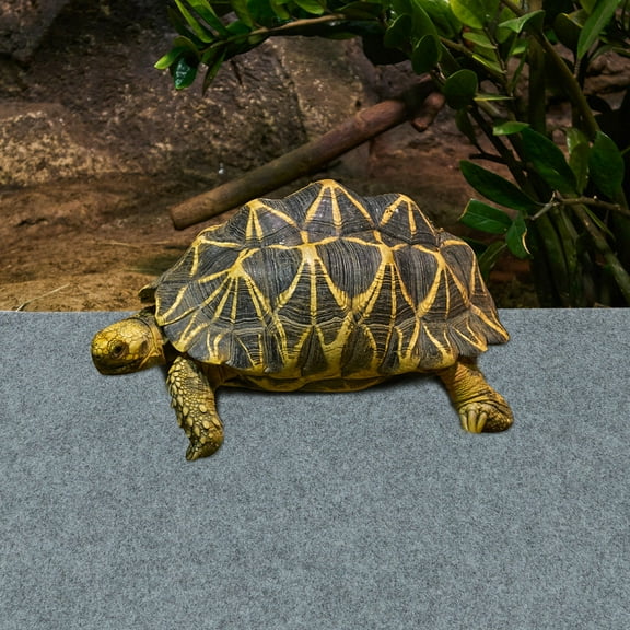 Luxshiny Grey Pet Supplies Reptile Carpet Mat Easy to Cut and Wash Substrate