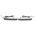 thumbnail image 3 of 2 luces LED de parachoques trasero, lámpara de freno y estacionamiento, señal de giro apta para Honda Civic Type R Hatchback 2017-2021, color negro ahumado, 3 of 5
