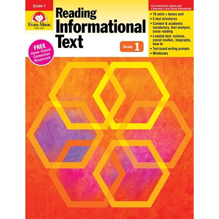 Evan-Moor Reading Informational Text Grade 1 Teacher Resource