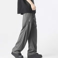 thumbnail image 3 of Erwazi Men's Pants Baggy Casual Parachute Pant Loose Fit Joggers with Pockets Streetwear, 3 of 5