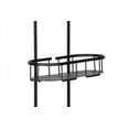 thumbnail image 6 of Utopia Alley Rustproof Aluminum Shower Caddy for Shower Heads - Hanging Shower Caddy Organizer with 2 Shelves & Hooks, Handheld Shower Head, Tall Bottle Rack - Matte Black Finish, 6 of 9