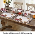 thumbnail image 6 of Newbridge Thanksgiving Autumn Farm Truck Gingham Bordered 60 x 120 inch Rectangle Fabric Tablecloth, 6 of 9