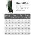 thumbnail image 7 of FEOYA Men's Parachute Sweatpants Y2k Baggy Track Pants Straight Vintage Hip Hop Side Stripes Pant Wide Leg Loose Sport Skateboard Trousers with Drawstring S Green, 7 of 7