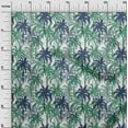 thumbnail image 3 of oneOone Polyester Spandex Sea Green Fabric Tropical Palm Tree Quilting Supplies Print Sewing Fabric By The Yard 56 Inch Wide, 3 of 4