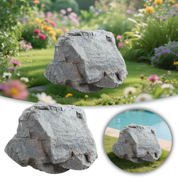 Artificial Landscape Rocks PU Foam - Realistic Rock Covers for Outdoor Decor - Natural Texture Sandstone Design for Gardens, Parks & Commercial Landscaping