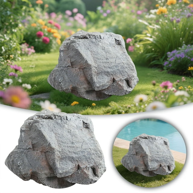 Artificial Landscape Rocks PU Foam - Realistic Fake Rock Covers for Outdoor Decor - Natural Texture Sandstone Design for Gardens, Parks & Commercial Landscaping