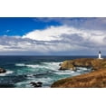 thumbnail image 2 of Haney, Chuck 14x11 White Modern Wood Framed Museum Art Print Titled - Yaquina Head Lighthouse in Newport-Oregon-USA, 2 of 4