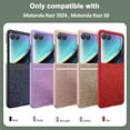 NINKI Flip Case for Motorola Razr 2024 Case with Screen Protector [Not