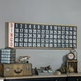 thumbnail image 2 of Creative Design 60" White and Black Distressed Bingo Board Wall Decor, 2 of 3