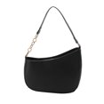 thumbnail image 1 of Bolso de hombro a la moda para mujer, bolso de mano informal, bolsos sólidos (negro), 1 of 7