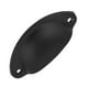 thumbnail image 3 of Pomo de metal para muebles de gabinete con forma de concha antigua, accesorio para utensilios de cocina (negro), 3 of 12