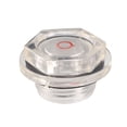thumbnail image 1 of 1" Thread Diameter Air Compressor Fittings Clear Plastic Oil Sight Glass, 1 of 4