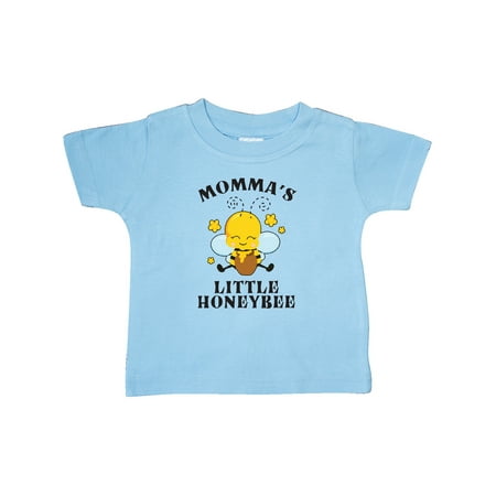 

Inktastic Cute Bee Momma s Little Honeybee with Stars Gift Baby Boy or Baby Girl T-Shirt