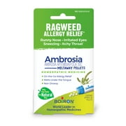 Boiron Ambrosia Artemisiaefolia 30C Single Pack, Homeopathic Medicine for Ragweed Allergy Relief, Runny Nose, Irritated Eyes, Sneezing, Itchy Throat, 80 Pellets