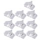 thumbnail image 1 of 10PCS Clips de puntas de uñas transparentes para gel de uñas Clips de uñas de plástico de construcción rápida para extensión de uñas de dedo Abrazaderas de construcción Kit de herramientas de manicura Nail Art Zhivalor WMZY-26, 1 of 1