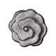 thumbnail image 2 of Anillos abiertos de flores, anillos de dedo ajustables de circonita cúbica grande y redondos para Blanco, 2 of 9