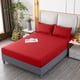 thumbnail image 5 of Sábana bajera para cama doble | Funda protectora de colchón antideslizante todo incluido | Tejido de poliéster elástico y suave | Esquinas elásticas | 200x140x30cm | Cuidado fácil | Resistente a las, 5 of 5