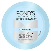 POND'S Super Light Gel Oil Free Face Moisturizer 50 g | With Hyaluronic Acid & Vitamin E for