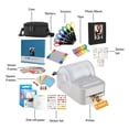 thumbnail image 5 of HP Sprocket Panorama Instant Portable Color Label & Photo Printer (Grey) Craft Bundle with Case, Zink Roll, Photo Album, Markers, Scissors, Tape, Stickers and Frames, 5 of 5