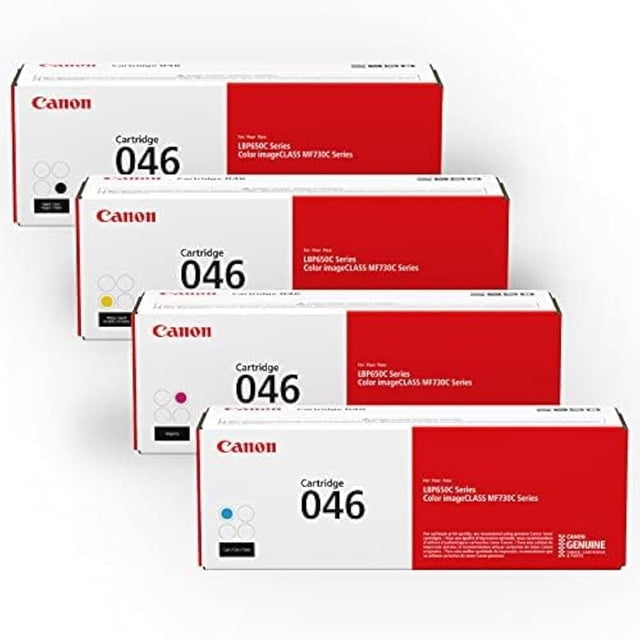 Juego de cartuchos de tóner Canon CRG-046 de 4 colores para LBP654cdw