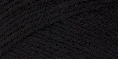 Red Heart Super Saver Jumbo Black Yarn - 2 Pack of 396g/14oz - Acrylic - 4 Medium (Worsted) - 744 Yards - Knitting/Crochet