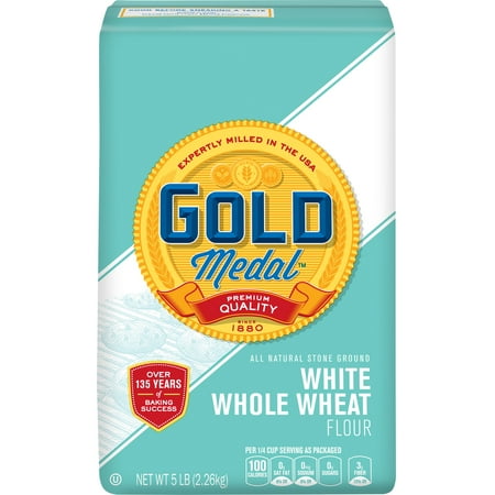 Gold Medal White Whole Wheat Flour, 5 lb Bag
