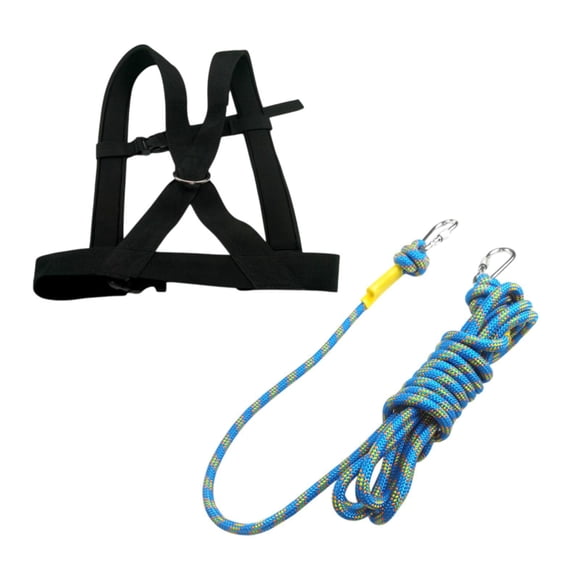 Arnés de trineo neumático tirador de tirar arnés neopreno poliéster portátiles entrenador de fuerza para hombres con correa de trineo tira de trineo