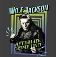 thumbnail image 2 of Beetlejuice Beetlejuice Wolf Jackson Afterlife Charcoal Men's Crew Neck Short Sleeve Tee-Medium, 2 of 6