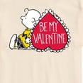 thumbnail image 3 of Peanuts - Be My Valentine - Men's Short Sleeve Graphic T-Shirt, 3 of 6