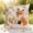 49#B, variant on Easter Pillowcase Printed, Cute Rabbit Egg Chick Cushion Cover 18x18, Soft Breathable Fabric Pillow Case for Sofa Bed, Hidden Zipper Home Decor, Spring Festival Gift for Family