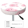thumbnail image 4 of Disketp Cartoon Pig Stool Covers Round, Super Soft Round Bar Stool Cushion Covers Seat Cushion - 12 Inch, 4 of 7