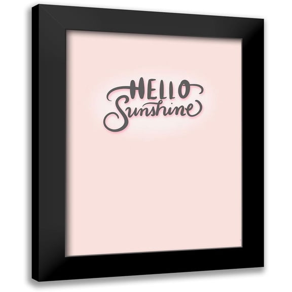 Batista, Dee 12x14 Black Modern Framed Museum Art Print Titled - Hello