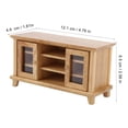 thumbnail image 4 of Mueble de TV para Casa de Muñecas, Muebles de En Miniatura, decoración para niños, Casa de muñecas con puerta abierta, 12 unidades, 4 of 7