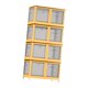thumbnail image 4 of Armario portátil, organizador de guardarropa para el hogar para ropa, guardarropa para guardarropa, camisas, zapatos, ropa, dormitorio, sala de estar amarillo mayimx Armario portátil, 4 of 9