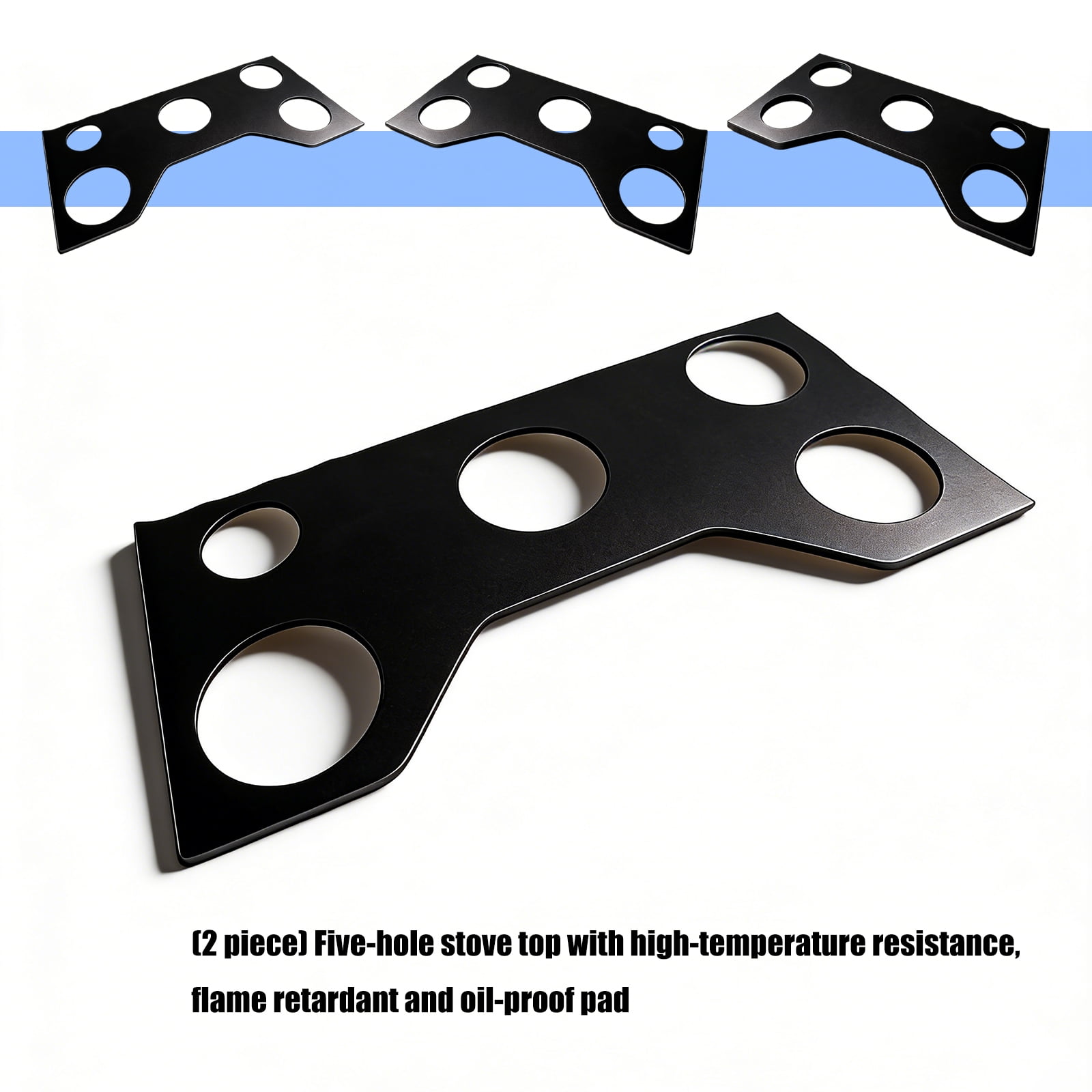 2Pcs Ranges Stove Top Protector Nonslip Burners Pads Heat Resistant Stove Liner Stovetop Guard Easy to Clean