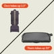 thumbnail image 4 of Plancha BELLA Ceramic Fold-n-Store de doble temperatura, 10 x 20, 1500 W, color ciruela, 4 of 7