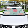 thumbnail image 6 of Smile Apples Car Windshield Sun Shade Foldable Front Window Shades Cover Sun Visor Shield Block, 6 of 6