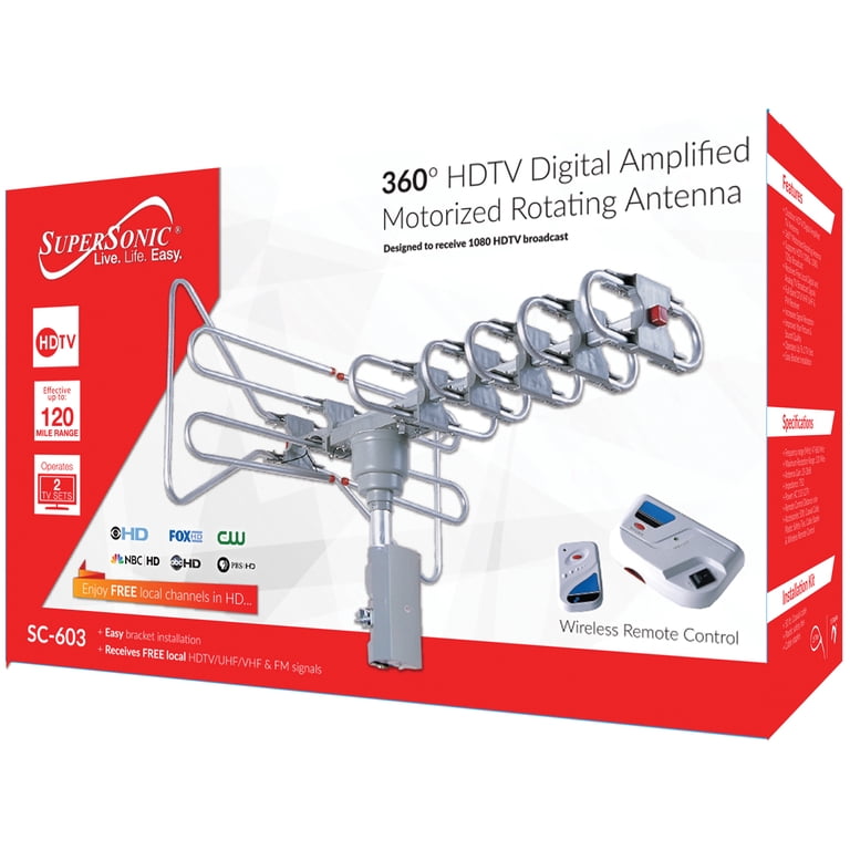 Supersonic SC-603 SC-603 360° HDTV Digital Amplified Motorized