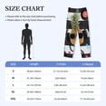 thumbnail image 2 of Salouo Pineapple With Black Glasses Print Pajama Pants for Men, Lounge Pants Elastic Waistband Casual Men's sleepwear Loungewear Sleep Pajama Pant -Medium, 2 of 7