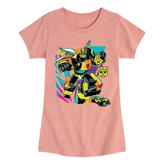 Transformers - Bumblebee - Girls Fitted Short Sleeve T-Shirt