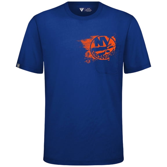 Men's Levelwear Royal New York Islanders Focal Blasted T-Shirt