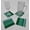 Green, variant on Colorful Stripes Cloth Coasters by Penny's Needful Things (Set of 4) Green