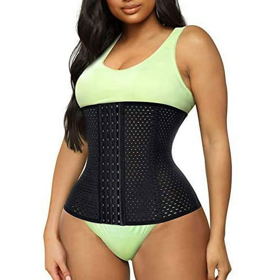 Waist Trainer for Women Weight Loss Sport Workout Body Shaper Girdle Tummy Cincher Underbust Corset