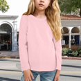 thumbnail image 2 of Gubotare Boys Long Sleeve Shirts Graphic Boys Crew Neck Long Sleeve T-Shirt Little Boys & Big Boys Size 4T 5T (Pink,4-5 Years), 2 of 7
