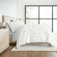 thumbnail image 5 of 8PC Bedding Bundle - Patterned Duvet Cover Set White Comforter and Solid Sheet Set in Wildflower, 5 of 12