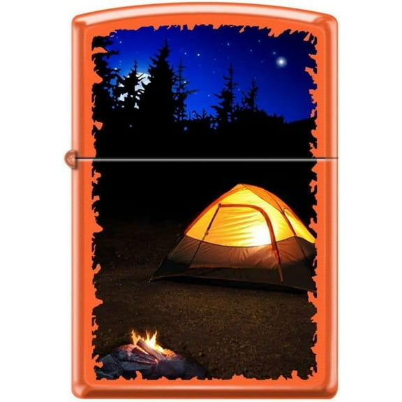 Zippo Lighter- Sports Game Soccer Football Tennis Golf Ski Windproof Lighter (Camping Tent Z5094)