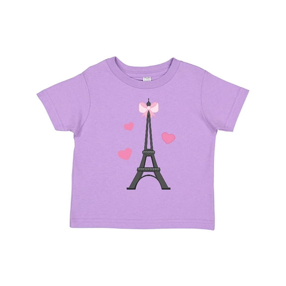 Inktastic Paris Lover Eiffel Tower Girls Toddler T-Shirt
