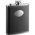 thumbnail image 3 of Visol VSET28 Eclipse Black Leather 6oz Flask Gift Set, 3 of 4