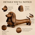 thumbnail image 6 of Dachshund Figurine Vintage Style Dog Statue For Entryway Coffee Table Desk Shelf Home Office Decorative Ornament, 6 of 7